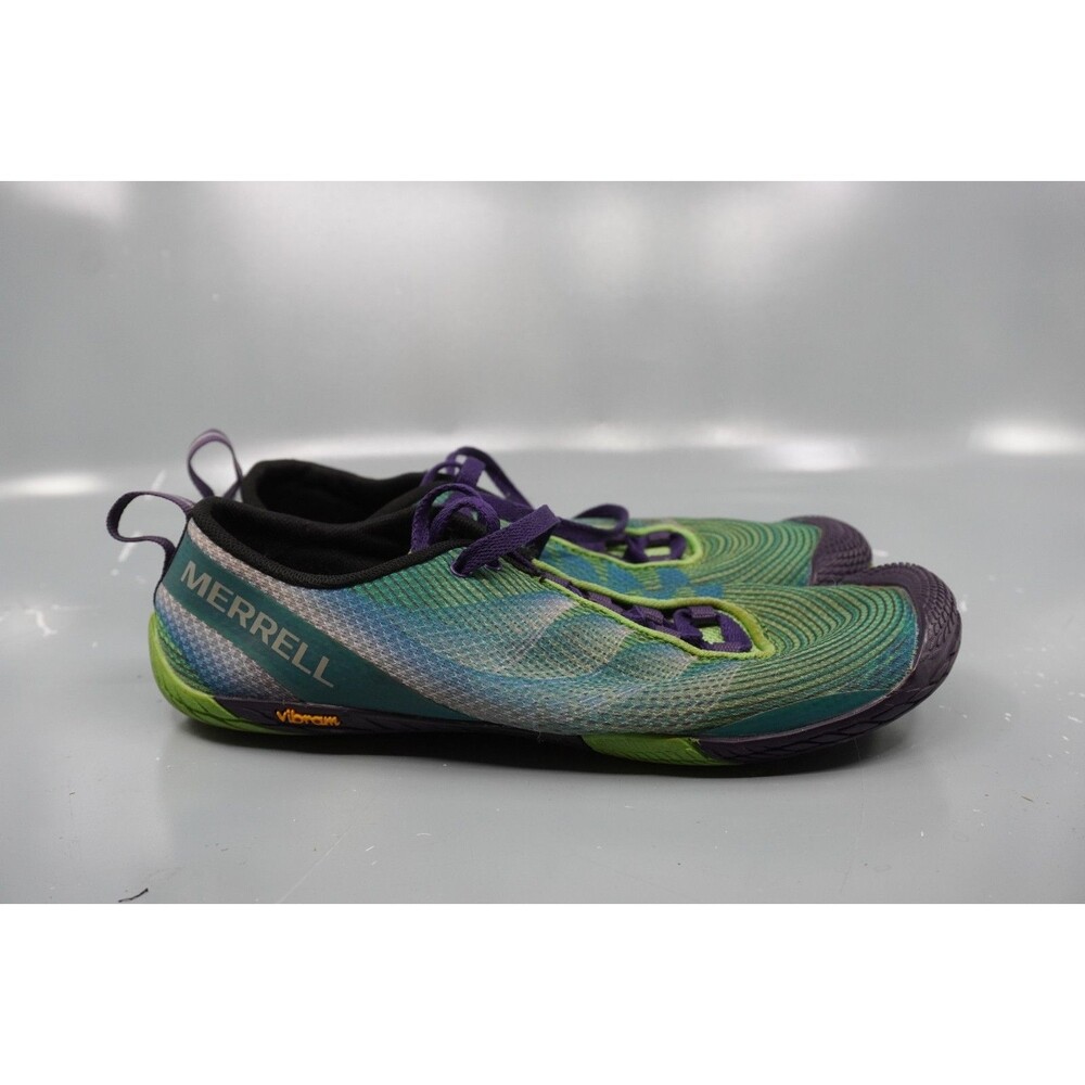 Merrell Vapor Glove 2 Womens Sz 7.5 Barefoot Running Shoe Blue Sneaker Athletic